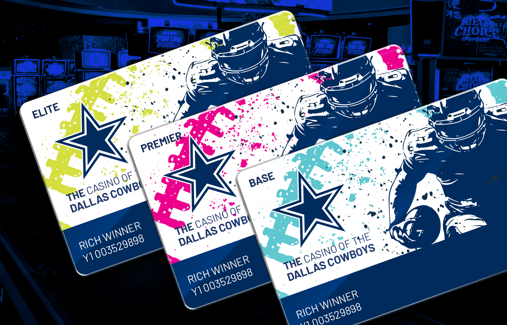 Special edition Dallas Cowboys Club Passport cards